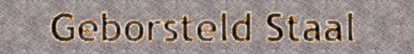 Geborsteld Staal logo